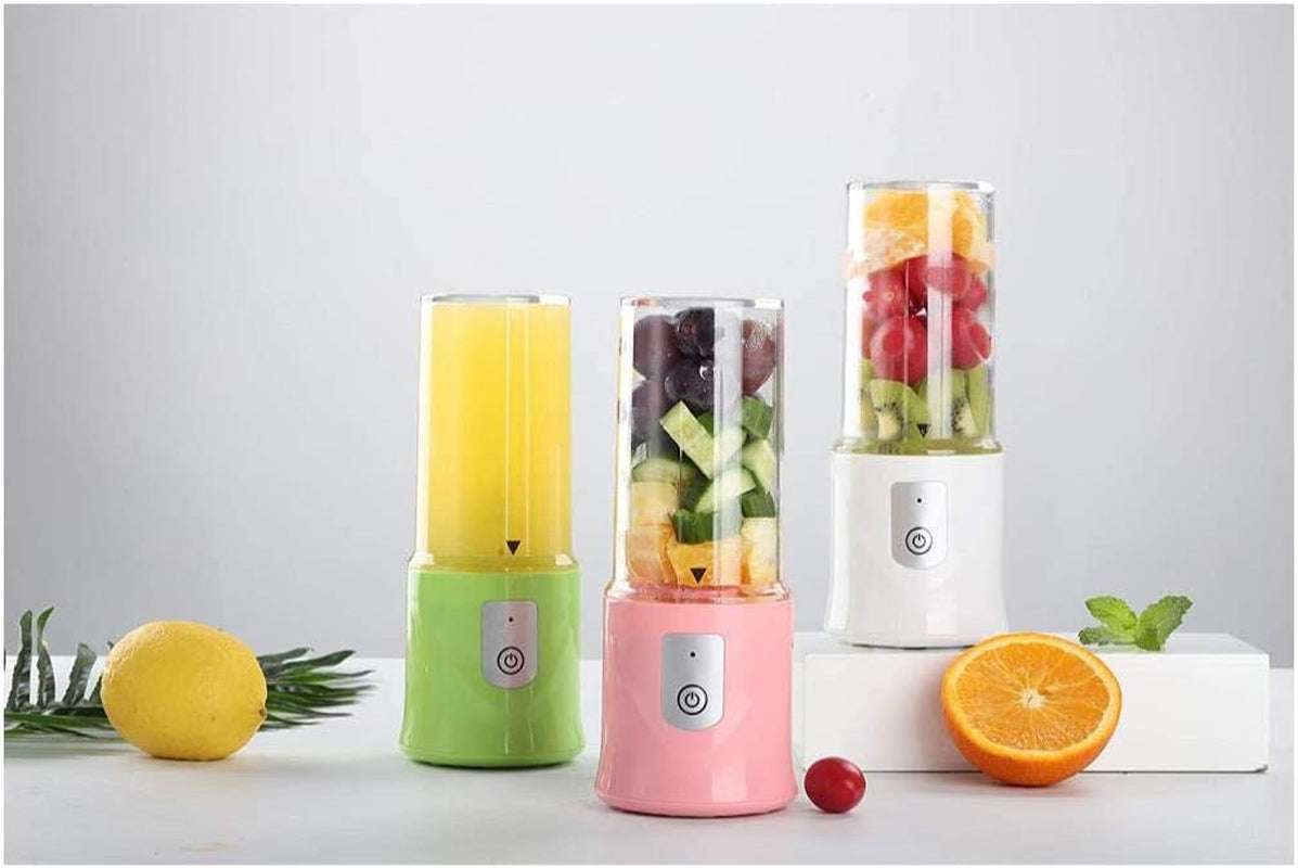 Portable Blender, Travel Blender Mini Blender Personal Blender for Smoothies with Updated 6 Blades Shake Blender with USB Rechargeable Battery, (Pink)