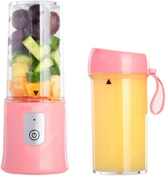 Portable Blender, Travel Blender Mini Blender Personal Blender for Smoothies with Updated 6 Blades Shake Blender with USB Rechargeable Battery, (Pink)